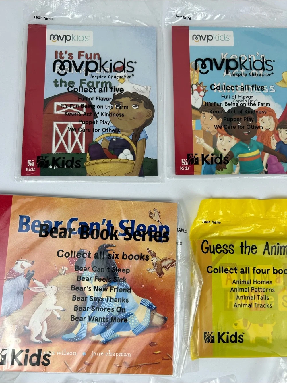 Chick-fil-A Kids Games Lot 19pc 2022 2023 Cow Masks Puzzles Books New